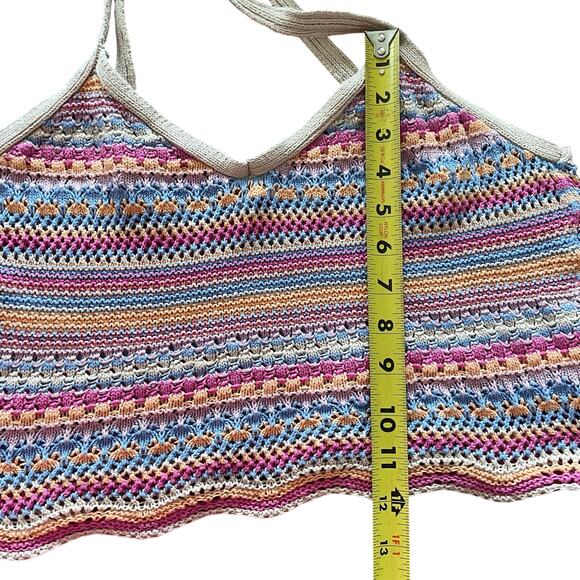Alter’d State Women’s Women’s Crochet Cropped Tank Top Size Medium - Picture 9 of 9